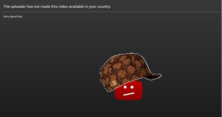 enfoiré de geo-blockage