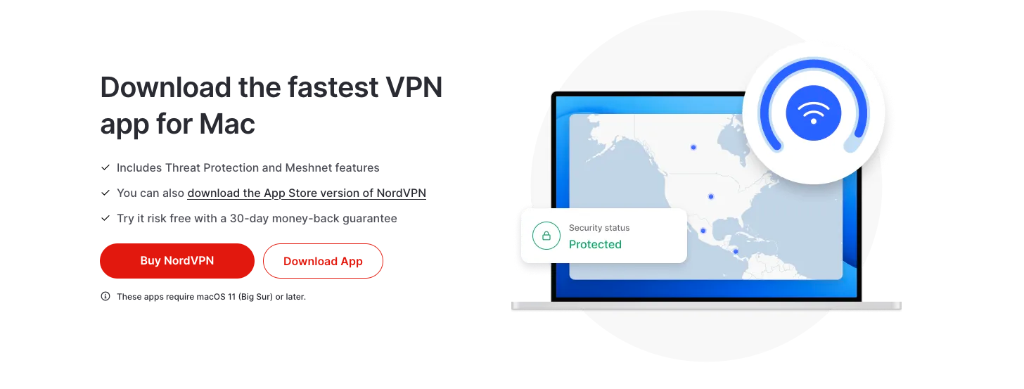 Download NordVPN website