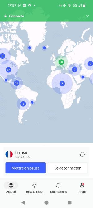 connect to server nordvpn app