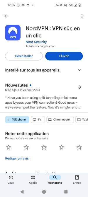 nordvpn french app android