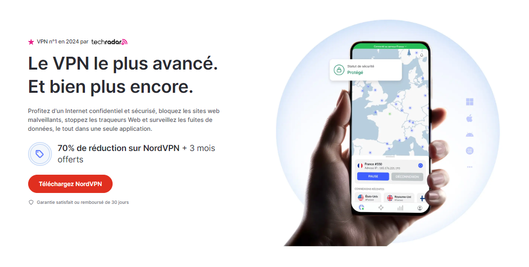 nordvpn website french