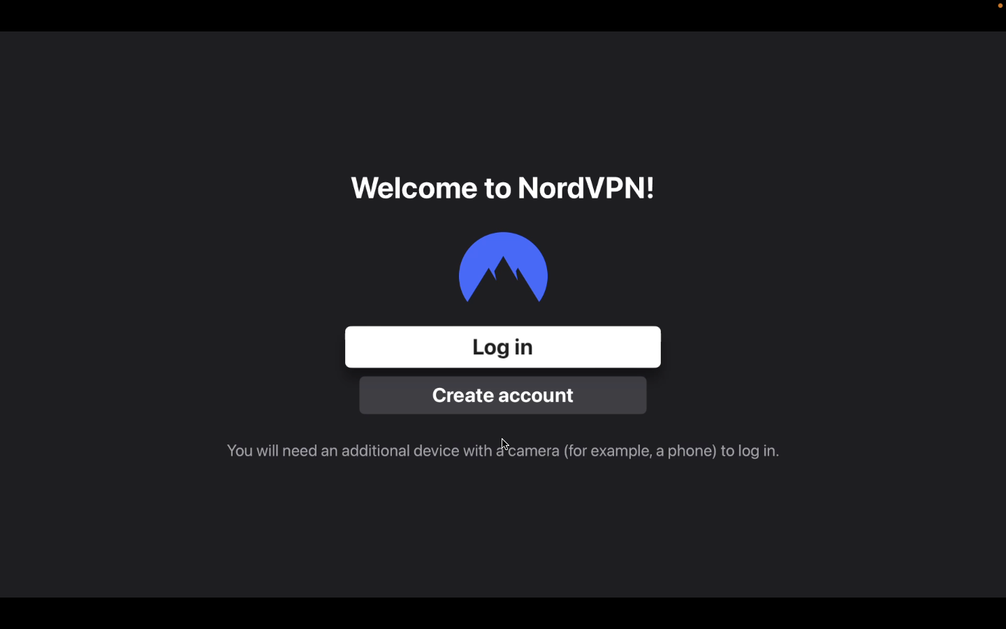 Log into your NordVPN account