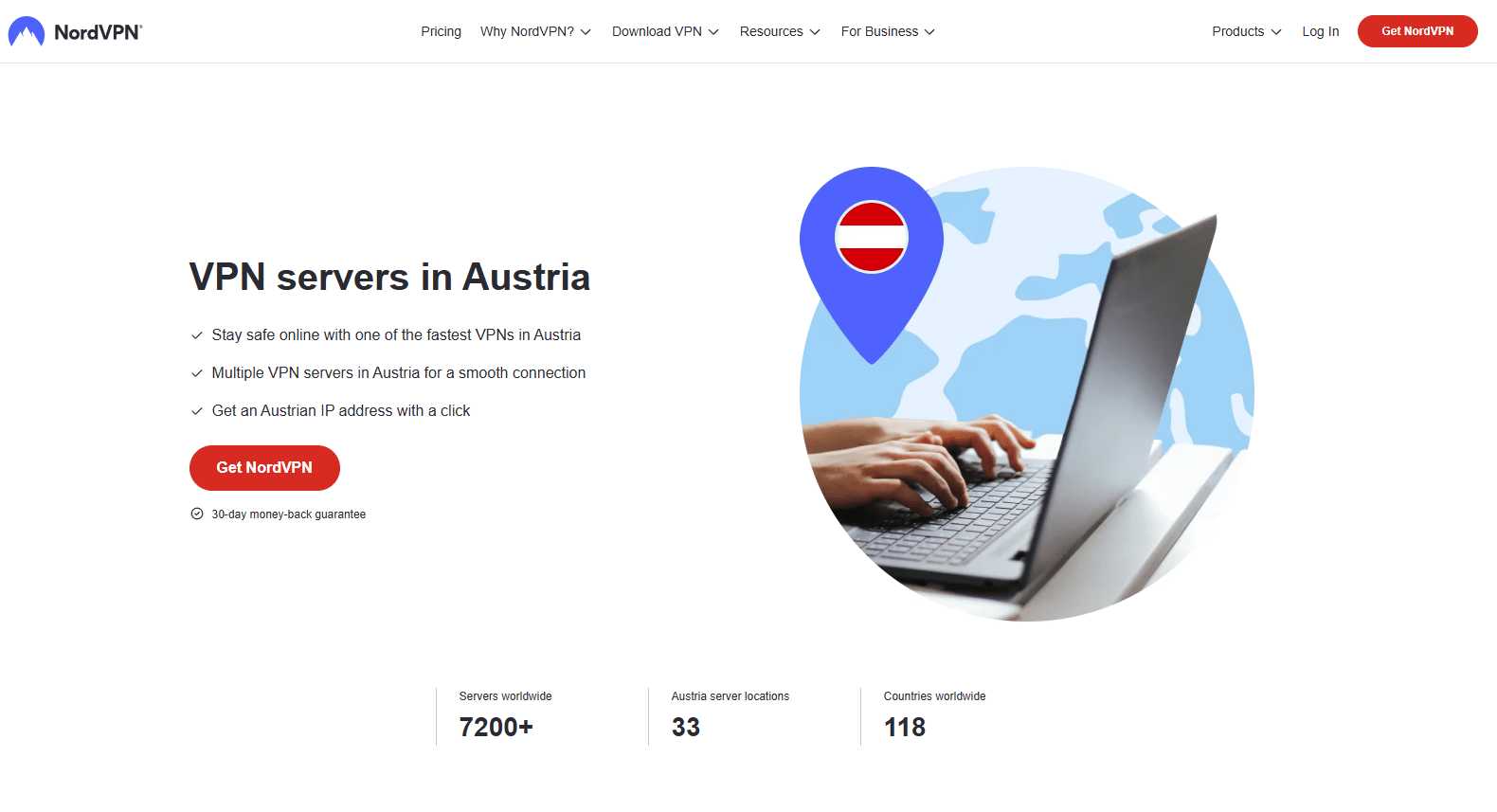 NordVPN for Austria