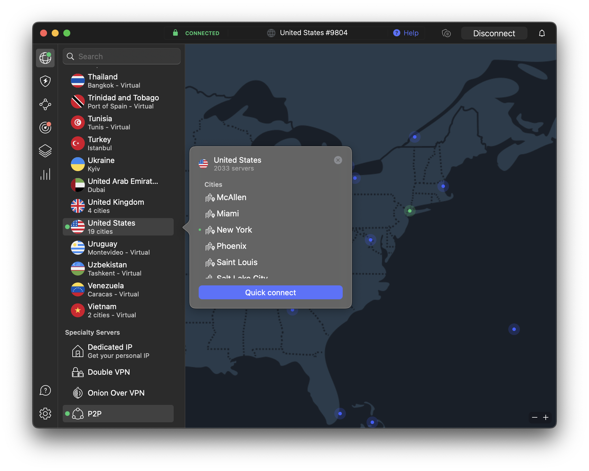 NordVPN US servers to bypass Sling TV blackouts