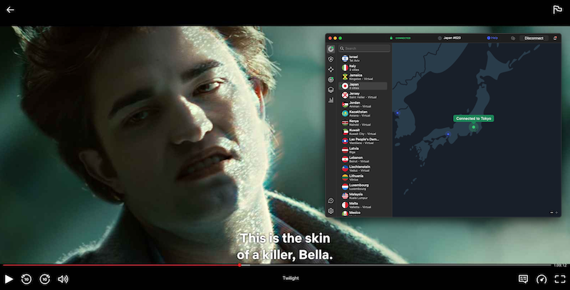 Stream Twilight Saga on Netflix with NordVPN