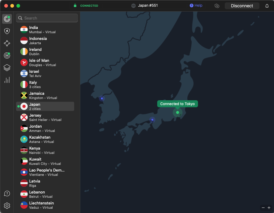 Connect to Japan with NordVPN for cheaper hotel prices
