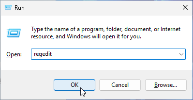 Removing Managed by Your Organization error from Windows manually, step 1
