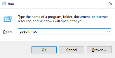 Managed by Your Organization error from Windows manually, step 7
