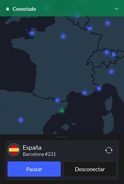 nordvpn spanish server