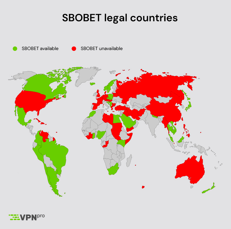 SBOBET legal countries