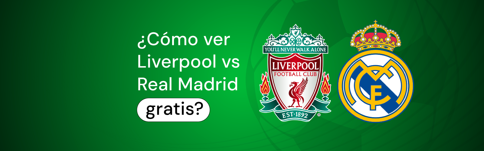 Liverpool vs Real for free