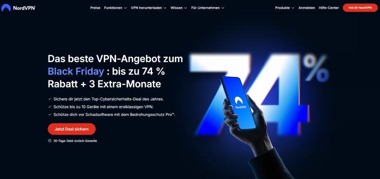 NordVPN Black Friday German