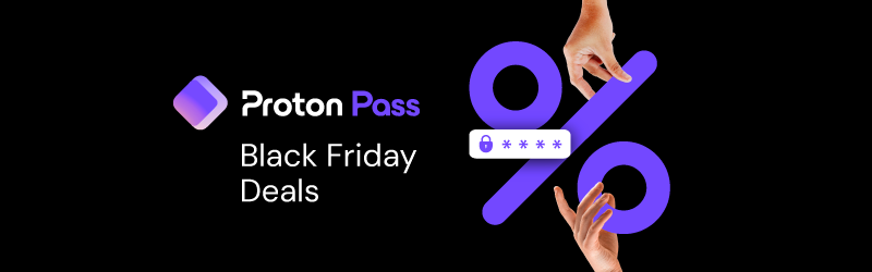 Proton Pass Black Friday deals