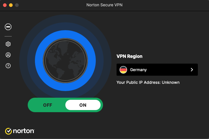 Norton VPN German server connection