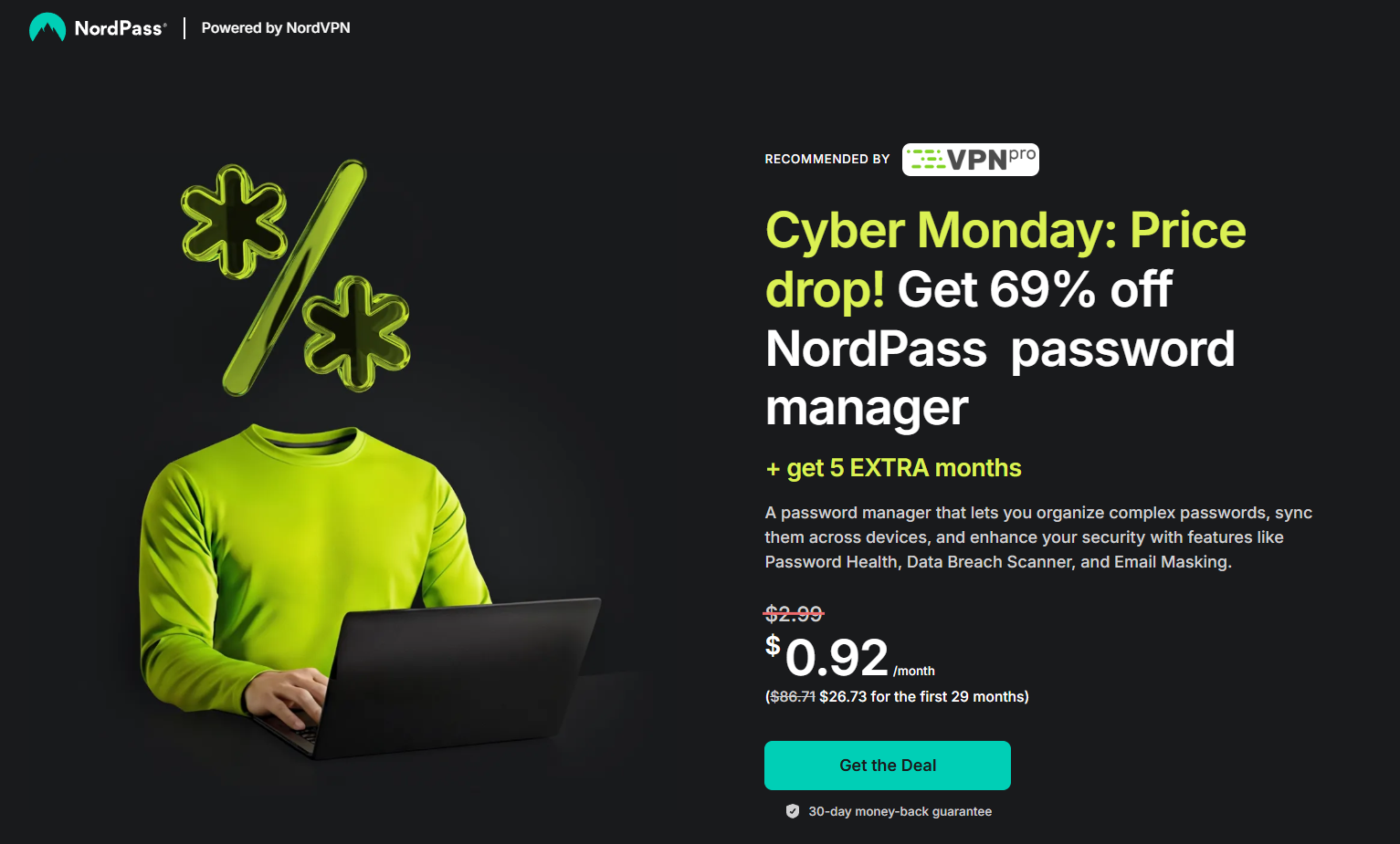 NordPass Cyber Monday