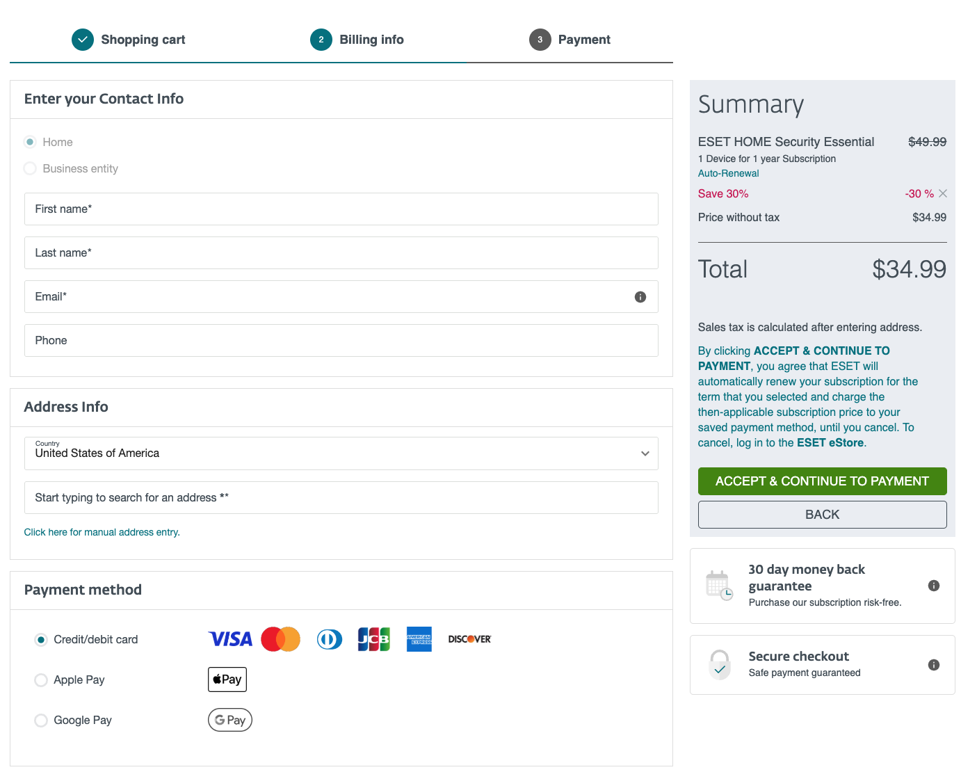 ESET Black Friday check out