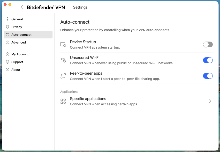 bitdefender vpn autoconnect