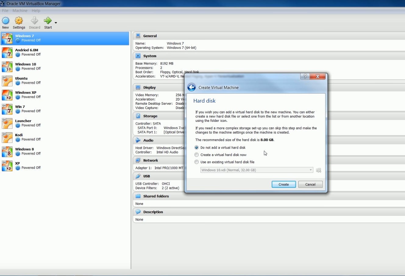 create a bootable Ubuntu USB - select 'do not add a virtual hard disk'