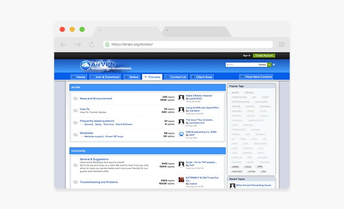 airvpn forum