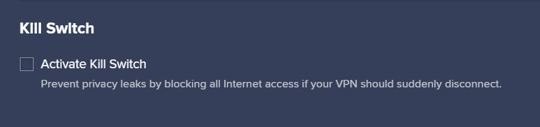 Avast SecureLine VPN security features