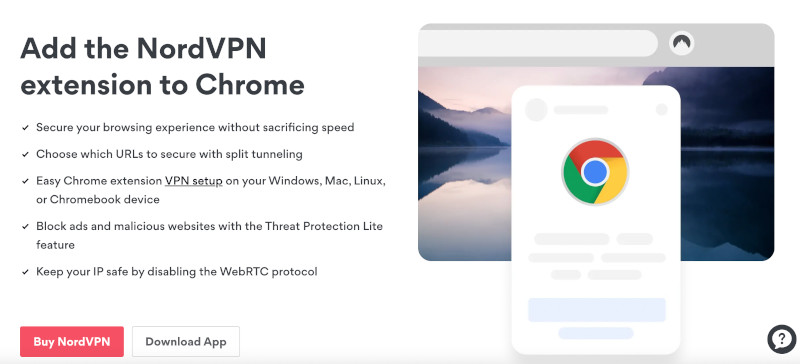 Chromebook NordVPN extension