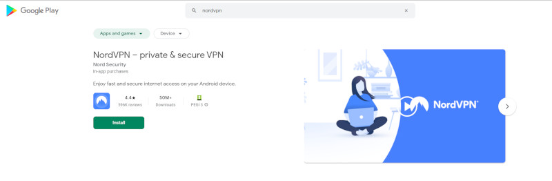 Chromebook NordVPN step 1