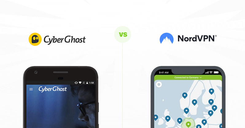 CyberGhost vs NordVPN comparison