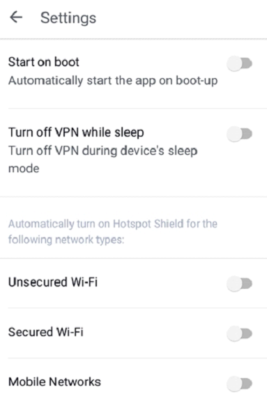 Hotspot Shield VPN mobile