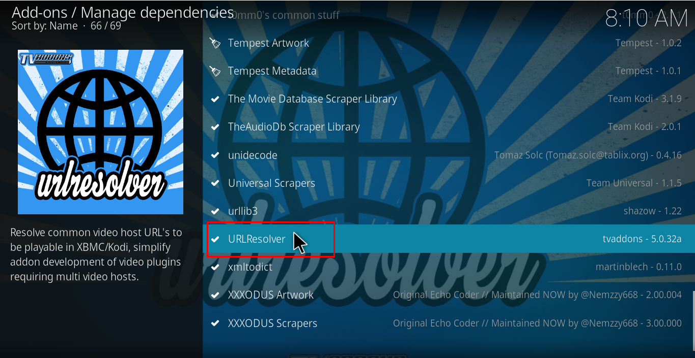 installing Real Debrid on kodi - step 7