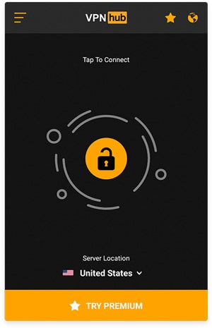 VPNhub connexion