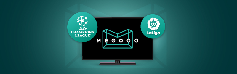 Cómo ver La Liga y la UEFA Champions League en Megogo