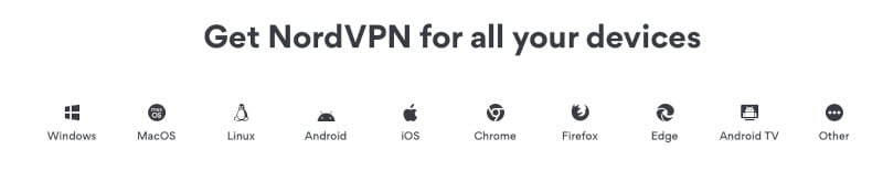 NordVPN supported devices