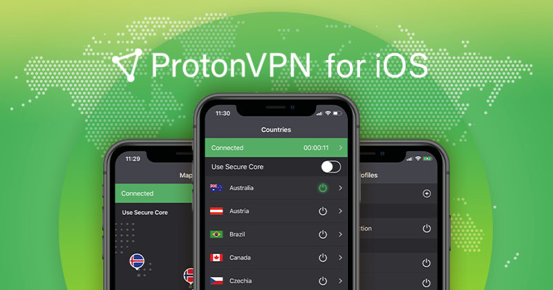 Proton VPN iOS app