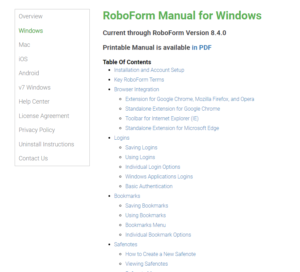 manuals