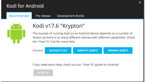 Kodi v17.6 Krypton for Android