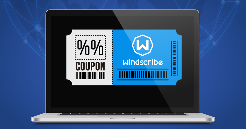 Windscribe logo on dektop