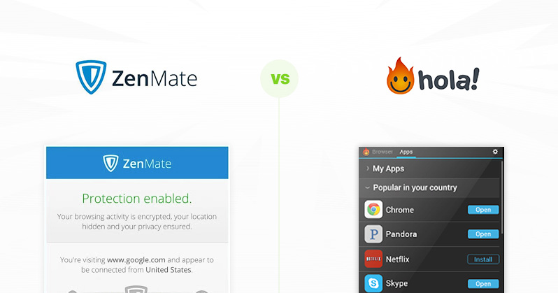 ZenMate vs Hola