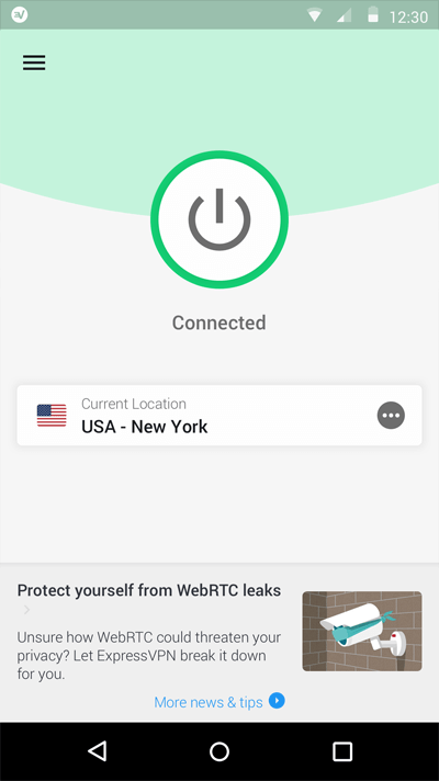 ExpressVPN client Android