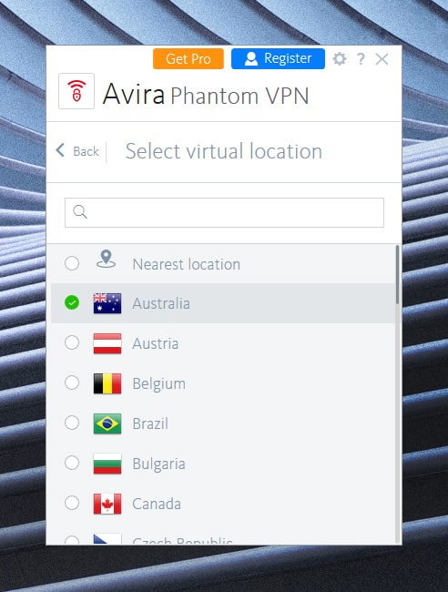 How to use avira vpn