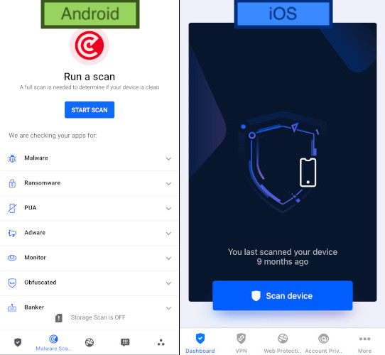 Bitdefender mobile apps