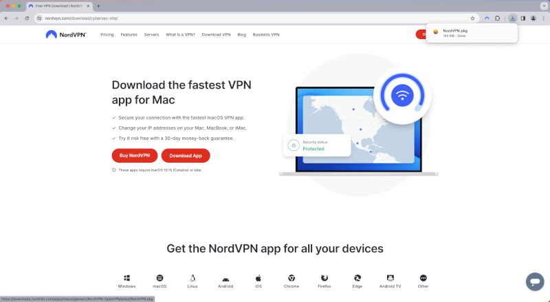 Download NordVPN