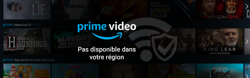 Amazon pas disponible dans votre region