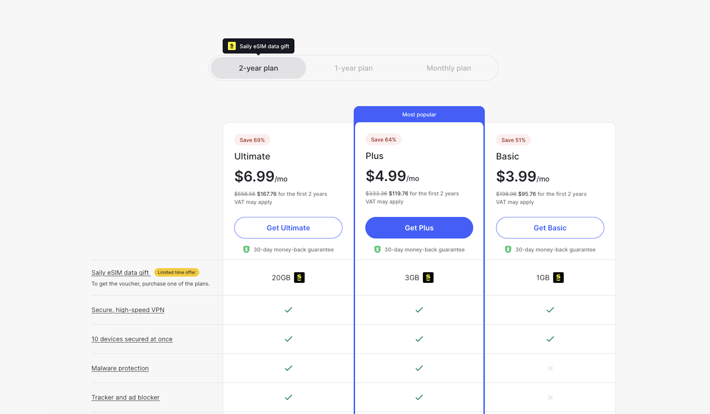 Screenshot of NordVPN's signup page with deals, the best VPN for China