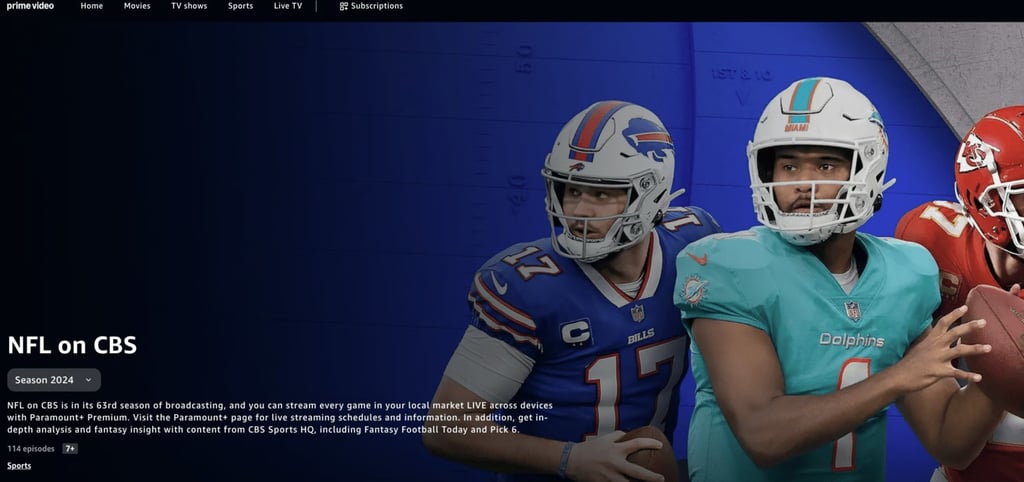 NFL Game Pass being accessed with a VPN