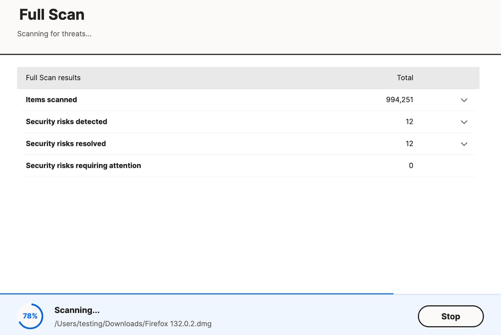 Norton AV detecting malware