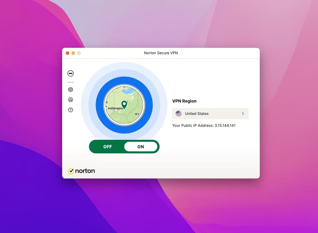norton vpn app on mac