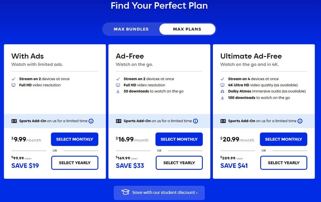 HBO Max subscription price