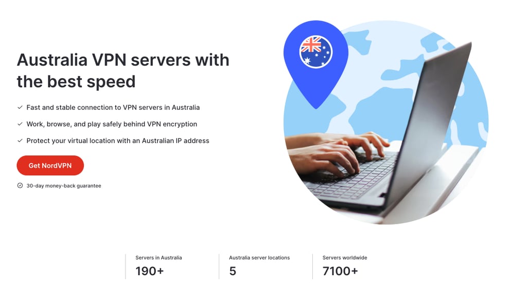 NordVPN VPN for Australia