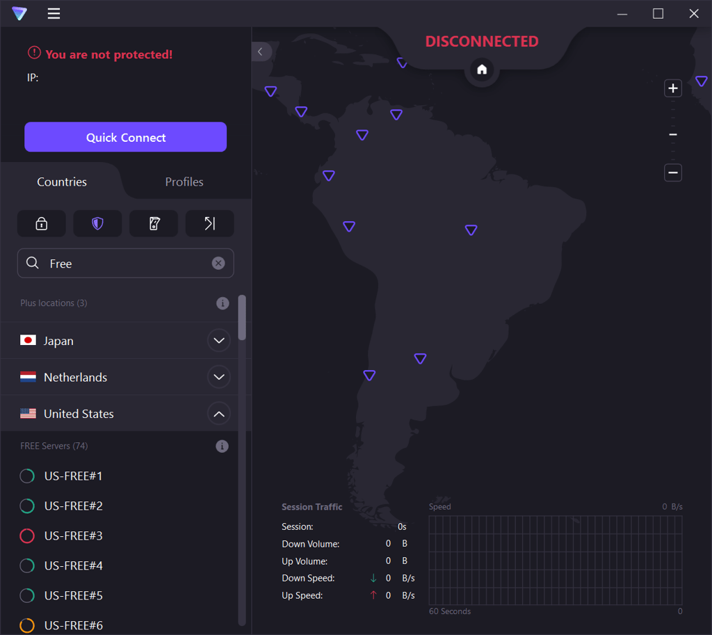Proton VPN free servers
