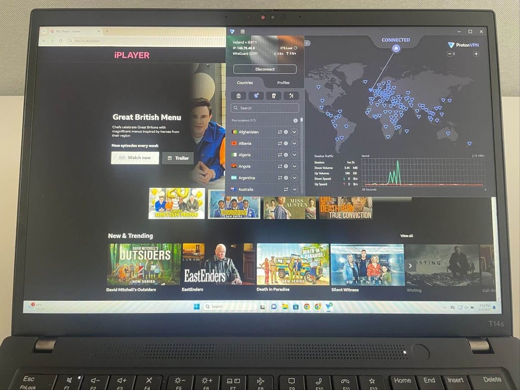 Unblocking BBC iPlayer with Proton VPN